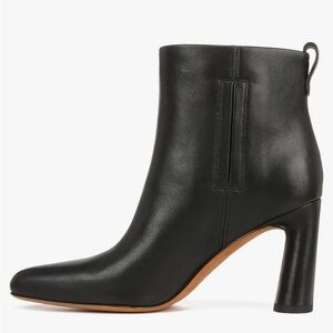 VINCE Hillside Black Leather Bootie Size 6.5 Women